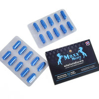 Maxx Merry Blue Energy Capsules Vitalité Masculine Endurance Force Soutien Énergétique 10 Capsules Boîte Pack OEM ODM