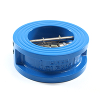 Clapet anti-retour à double disque PN16 en acier inoxydable, type Wafer, pour conduite d'eau