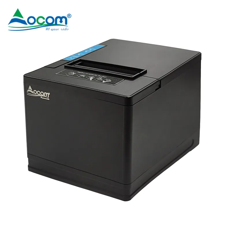 OCOM OCPP-80S Printer tanda terima termal 3 inci USB atau USB + LAN Pos 80mm Printer termal