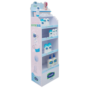 Rak Display papan busa PVC Logo kustom rak Display promosi konter lantai berdiri kosmetik tampilan Forex - Product Image 1