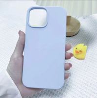 Vente Chaude Personnalisée Coque de Téléphone en Silicone Liquide Couleur Unie avec Emballage Boîte pour iPhone 16 15 14 13 Pro Max, Housse de Protection Antichoc