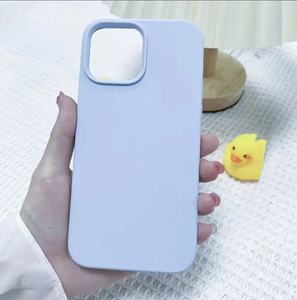 Ốp điện thoại silicone lỏng màu trơn tùy chỉnh, khuyến mãi nóng, dành cho <span class=keywords><strong>Iphone</strong></span> 16 15 14 13 Pro Max, chống sốc - Product Image 4