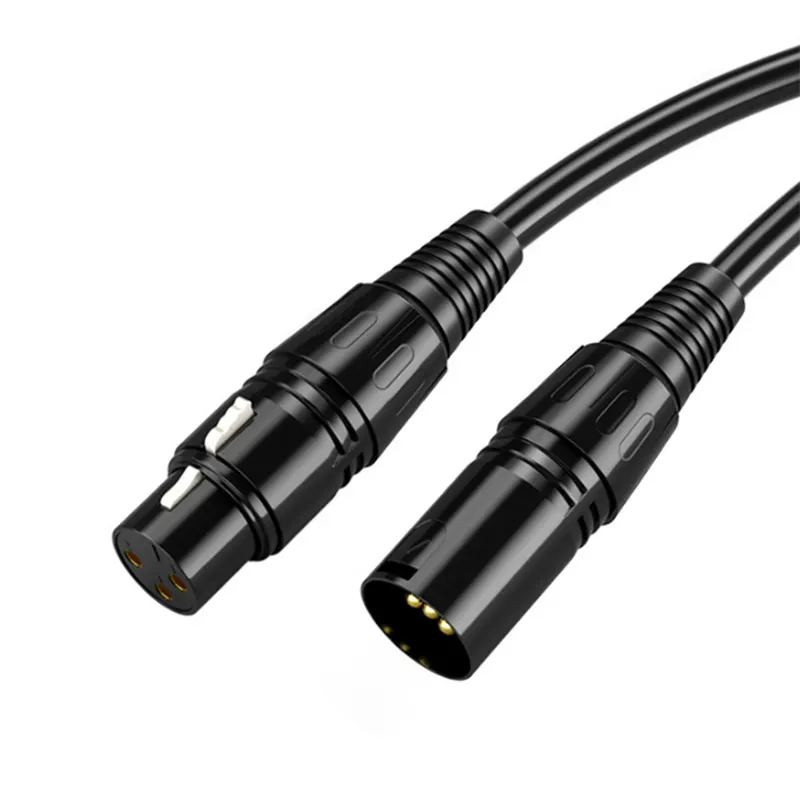 O homem do cabo 3Pin XLR ao cabo audio da tomada fêmea de Canon protegido para o amplificador 0.3m 1m do microfone do misturador 2m 3m 5m 8M 10m 15M 20M