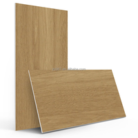 Panel de Pared de PVC y Bambú Ignífugo de 3 mm, Resistente a los Rayos UV, con Textura de Madera 3D para Revestimiento Comercial de Hoteles/Almacenes/Baños