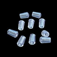 Manchon en caoutchouc souple PVC 3,8 mm transparent pour protection de câbles, vis, cintres et supports de rangement