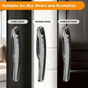 Aien ล็อก<span class=keywords><strong>ประตู</strong></span>อัจฉริยะหรูหราพร้อมการ์ด<span class=keywords><strong>สแกน</strong></span>ลายนิ้วมือ3D, ล็อก<span class=keywords><strong>ประตู</strong></span>อัจฉริยะพร้อมรีโมทแอปแมวตา Tuya <span class=keywords><strong>ล็อค</strong></span><span class=keywords><strong>ประตู</strong></span>อัจฉริยะ - Product Image 3