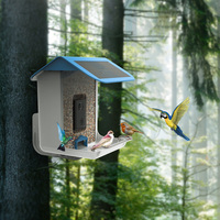Mangeoire intelligente avec caméra pour l'observation des oiseaux à l'extérieur la caméra AI reconnaît les espèces d'oiseaux à l'énergie solaire