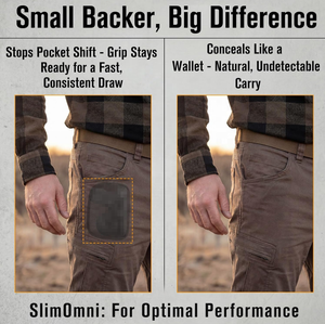 Étui de poche IWB en cuir PU Bodyguard 2.0, ambidextre, hauteur et inclinaison réglables, support amovible, clip métallique, étuis en nylon - Product Image 6