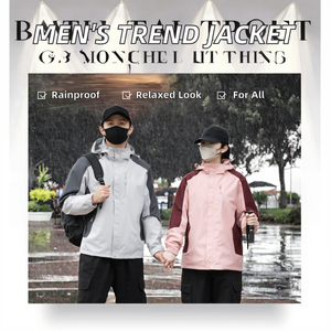 เสื้อแจ็คเก็ตบอมเบอร์มีฮู้ดสำหรับผู้ชาย รุ่นใหม่ล่าสุด สำหรับฤดูใบไม้ผลิ/ฤดูใบไม้ร่วง ทรงหลวม กันน้ำ กันลม ซิปหน้า สไตล์ลำลอง สปอร์ต - Product Image 2