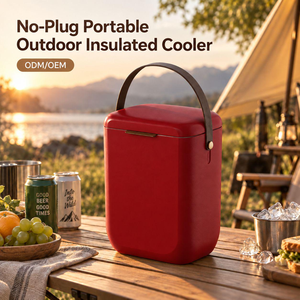 Seau isotherme portable pour bouteilles de vin, refroidisseur isolé pour restaurant, hôtel, fête en plein air, fournisseur de marques privées - Product Image 1
