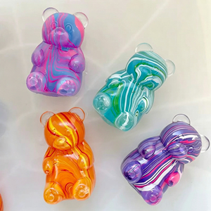 Boys Plastic Heart <b>Egg</b> Bear Streak Squishy Stress Ball Slow Rebound Anti-stress Fidget Squeeze <b>Toy</b> - Product Image 6