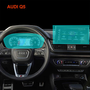 Grado AAA 2.5D Radiant 9H Dureza Protector de pantalla de vidrio templado para Audi Q5 Navegación <span class=keywords><strong>Película</strong></span> protectora de pantalla de coche - Product Image 2