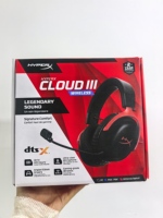 Casque de jeu sans fil HyperX Cloud III, circum-auriculaire, faible latence, sans fil 2,4 GHz, 120 heures d'autonomie pour PC, PS5, PS4