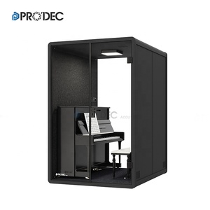 Cabina Insonorizada <span class=keywords><strong>Prodec</strong></span> Mejorada para Reducción de Ruido, Cabina de Música Insonorizada para Piano, Batería, Estudio u Oficina - Product Image 2