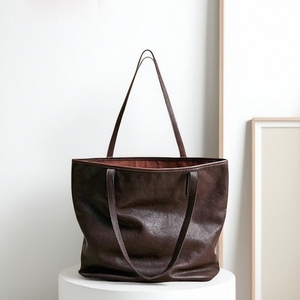 Sac à main en cuir véritable haut de gamme pour femmes, nouvelle mode, certifié CE, en cuir de vache, grande capacité, imperméable, rétro, bandoulière, sac à main - Product Image 1