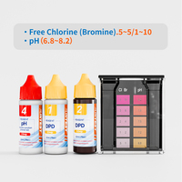 Kit de test d'eau pour piscine et spa, réactif liquide DPD, test de chlore libre, brome, pH 6,8-8,2, ensemble de réactifs pour l'analyse de la qualité de l'eau, OEM