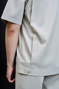 เวียดนามผ้า TC ชุดเซฟตี้แขนสั้นสีเบจของผู้ชายระบายอากาศได้ดีใหม่ทนทาน - Product Image 5