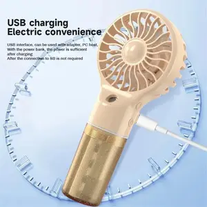 El spreyli Fan Mini USB şarj edilebilir taşınabilir nemlendirici sis soğutucu soğutma sprey nemlendirici Fan ev/ofis