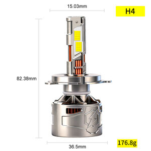 Ampoules <span class=keywords><strong>de</strong></span> phare LED Canbus haute puissance Sunshiny 500W 50000LM H4 <span class=keywords><strong>H7</strong></span> H11 9005 9006 Double tube en cuivre 6500K Super lumineux Lampe automobile - Product Image 2