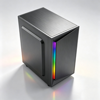 Boîtier PC MicroATX de haute qualité, best-seller, pour jeux, avec 2 ventilateurs de refroidissement et châssis de bureau