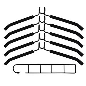 Percha para pantalones, plegable, multifuncional, de cinco capas, de espuma acolchada de algodón, estante de viaje, armario de almacenamiento, ayudante, perchas de ropa de Metal - Product Image 4