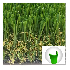 1.75" Pile Height Synthetic Fake Grass Rug Artificial Turf Grass Mat for Garden Patio Balcony