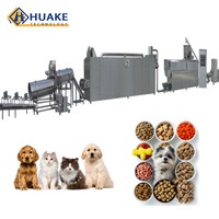 Machine automatique de fabrication d'aliments pour chiens, ligne de production d'aliments pour animaux de compagnie, machine de transformation d'aliments secs et humides pour chiens et chats