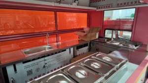 Camión de Comida con Remolque de Cocina Completa, Carrito de Comida Móvil Eléctrico para Operaciones de Comida Rápida y Snacks - Product Image 2