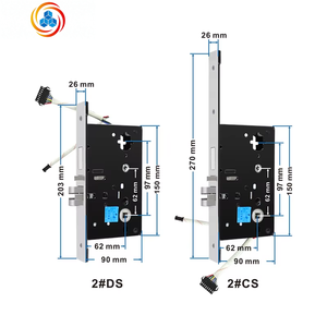 Cerradura Electrónica Inteligente para Puertas de Hotel con Tarjeta RFID, de Acero Inoxidable - Product Image 3