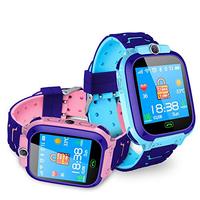 Reloj Inteligente Q12B a Prueba de Agua para Niños, con SOS, Rastreador de Niños Perdidos, Tarjeta SIM 2G, Monitor de Sueño, Calendario, Reloj, GPS, Pantalla TFT, Android/iOS