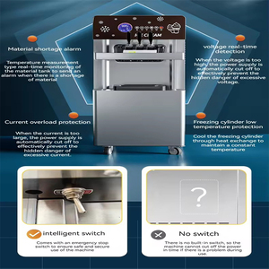 Machine à glace de grande capacité en acier inoxydable de haute qualité, double cylindre, 12L, machine à glace d'occasion - Product Image 5