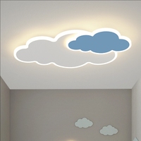 Nuage chambre lampe Led plafonnier moderne Simple chaud romantique créatif garçons et filles chambre lumières enfants chambre lumières
