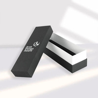 Carpeta de Regalo de Cartón Personalizable, Moderna y de Lujo, de Dos Piezas con Tapa y Base, Impermeable, con Logotipo, Laminación Mate, Grabado en Relieve, Reciclada