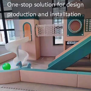 80 mq per bambini <span class=keywords><strong>Area</strong></span> giochi per bambini al coperto parco giochi commerciali morbido parco giochi bambino Softplay cina produttore - Product Image 3