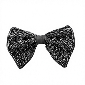 Nœud Papillon en Soie Brodé Réglable – Style Urbain, Charme Classique, Luxe et Mode, Style Signature Royale pour Mariage - Product Image 5