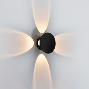 Lampe murale extérieure imperméable <span class=keywords><strong>de</strong></span> style moderne, lampes LED pour cour, lampes à vent, <span class=keywords><strong>terrasse</strong></span>, balcon, jardin, lumière murale nordique - Product Image 1