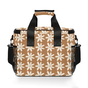 Large Square Custom Outdoor Waterproof Aloha <b>Tote</b> Thermal <b>Bags</b> Picnic <b>Lunch</b> Cooler Hawaiian Insulated Food <b>Bag</b> for Travel Beach - Product Image 2