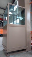 Plateformes de levage de marchandises hydrauliques sur rail personnalisées pour tours grattantes, élévateurs industriels sur chenilles