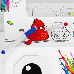 SY TOYS 3D DIY Zeichenbrett Set Pädagogische Malerei Doodle Toy Mit Magnetic Feature Kunststoff Buntes Hauss pielzeug - Product Image 6