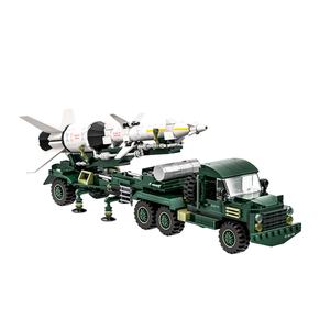Modelo Educativo de Vehículo de Transporte de Misiles Antiaéreos de la Serie Militar OEM, Juguete de Bloques de Construcción de Plástico ABS - Product Image 2