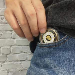 Moneda de Desafío Estocástica Memento Mori Memento Vivere con Recordatorio del Tiempo, Diseño Redondo - Product Image 6