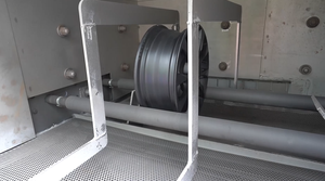 Alloy Wheel <strong>Shot</strong> <strong>Blasting</strong> <strong>Machine</strong> Automatic <strong>Shot</strong> Blaster Cabinet