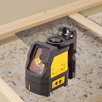 Mini niveau laser professionnel à 2 lignes, faisceau vert de haute qualité, auto-nivelant, fonctionnant sur batterie, 3 mm, garantie 1 an, pour la maison