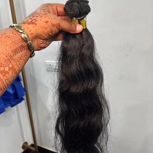 Extensiones de Cabello Natural con Trama Cosida a Mano con Diferentes Texturas, Colección de la Mejor Calidad a Precio de Mayoreo - Product Image 1