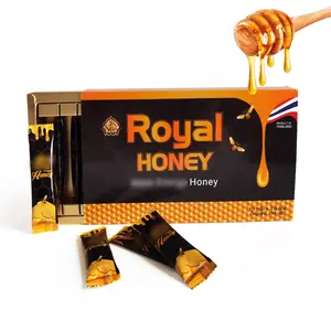 น้ำผึ้งบริสุทธิ์บริสุทธิ์ธรรมชาติกระเป๋าน้ำผึ้งอาหารเสริมเพื่อสุขภาพ