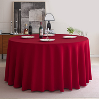 Lot de 10 nappes blanches en polyester solide, 120 pouces, résistantes aux taches, infroissables, lavables et réutilisables pour cuisine, salle à manger, mariage, anniversaire