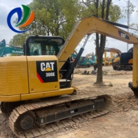 Excavatrice sur chenilles d'occasion haute performance CAT 308E2 Caterpillar 8 tonnes avec pompe d'origine, petite pelle de chantier