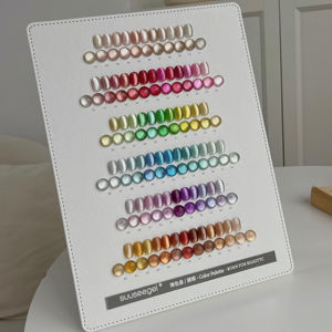 Professionnel été 72 couleurs/ensemble ensemble de vernis à ongles Gel Cat Eye Kit de Gel série rouge ensemble de vernis Gel Uv avec livre de <span class=keywords><strong>cartes</strong></span> de couleurs gratuites - Product Image 1