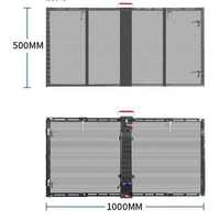 Écran LED transparent RAVLED P3.91-7.82 1080P 5000cd pour affichage vidéo en verre pour la publicité dans les boutiques et centres commerciaux, haute transparence