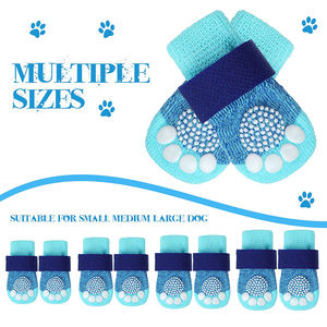 नई डिजाइन बेच सबसे अच्छा डबल साइड विरोधी पर्ची कुत्ते मोजे पर समायोज्य पट्टियाँ और रबर के साथ कुत्तों के लिए मोजे बिक्री - Product Image 6